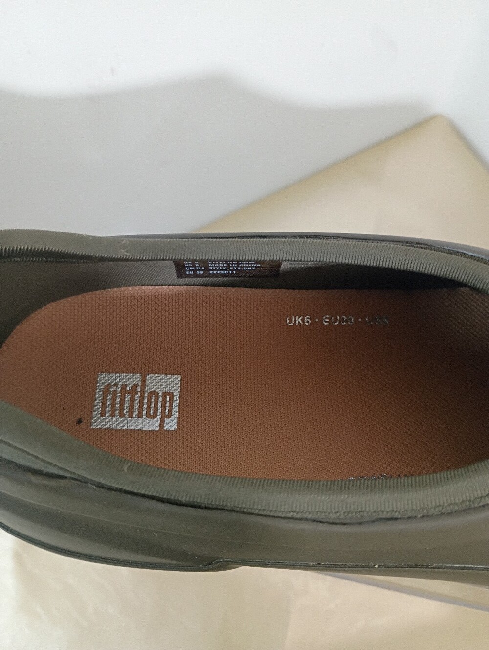 FitFlop Women's SZ 8 WONDERWELLY Rain Boot Deep Green - Picture 4 of 10